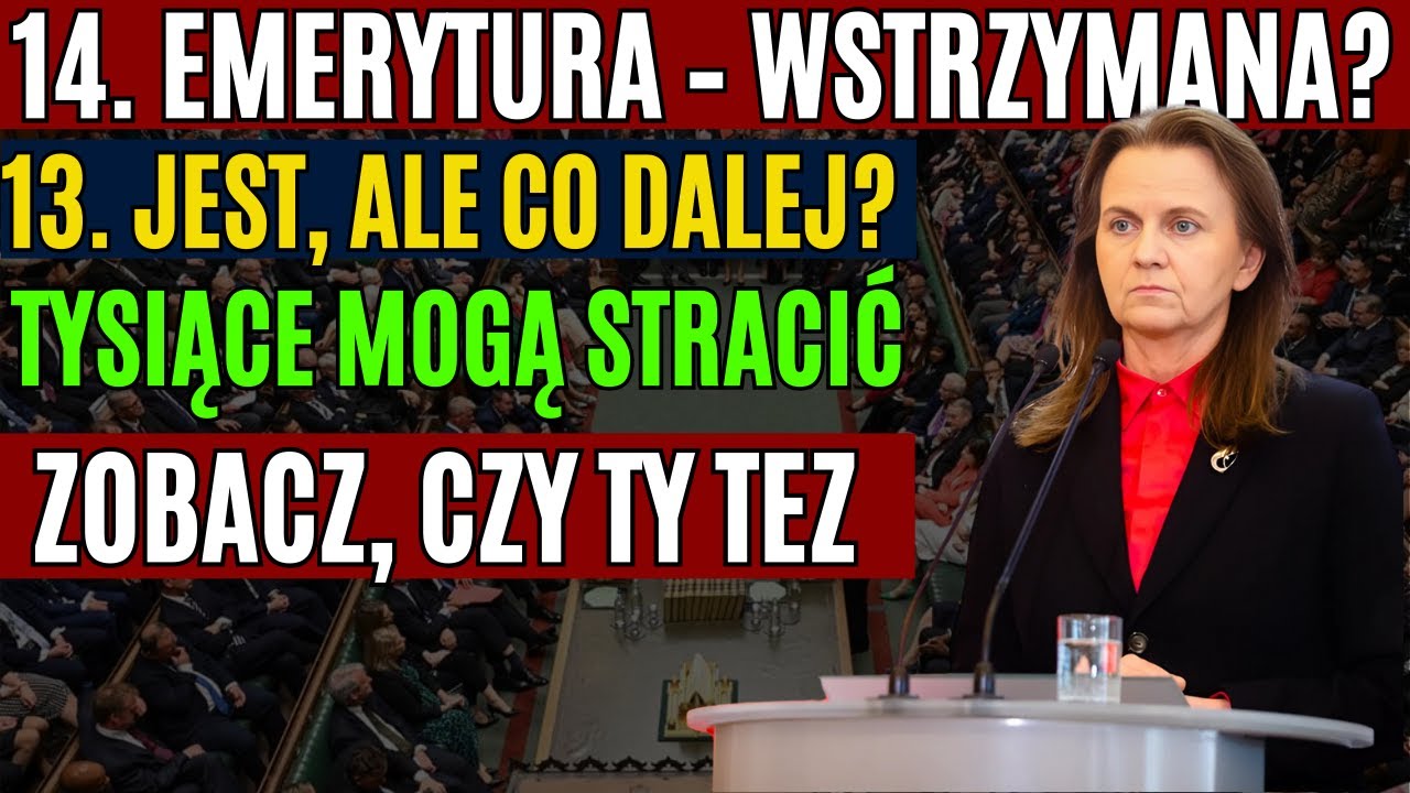 13. Emerytura Dostarczona, Ale 14. Już Nie! Sprawdź, Kto Straci!