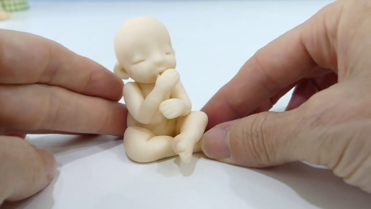 HOW TO MODEL A MINIATURE BABY |como modelar un bebe en miniatura