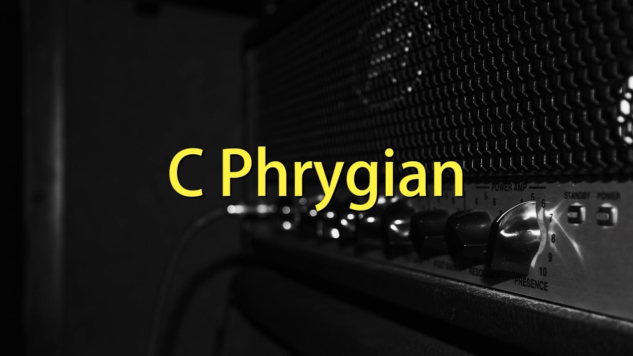 Metal Guitar Backing Track in C Phrygian (150 bpm)