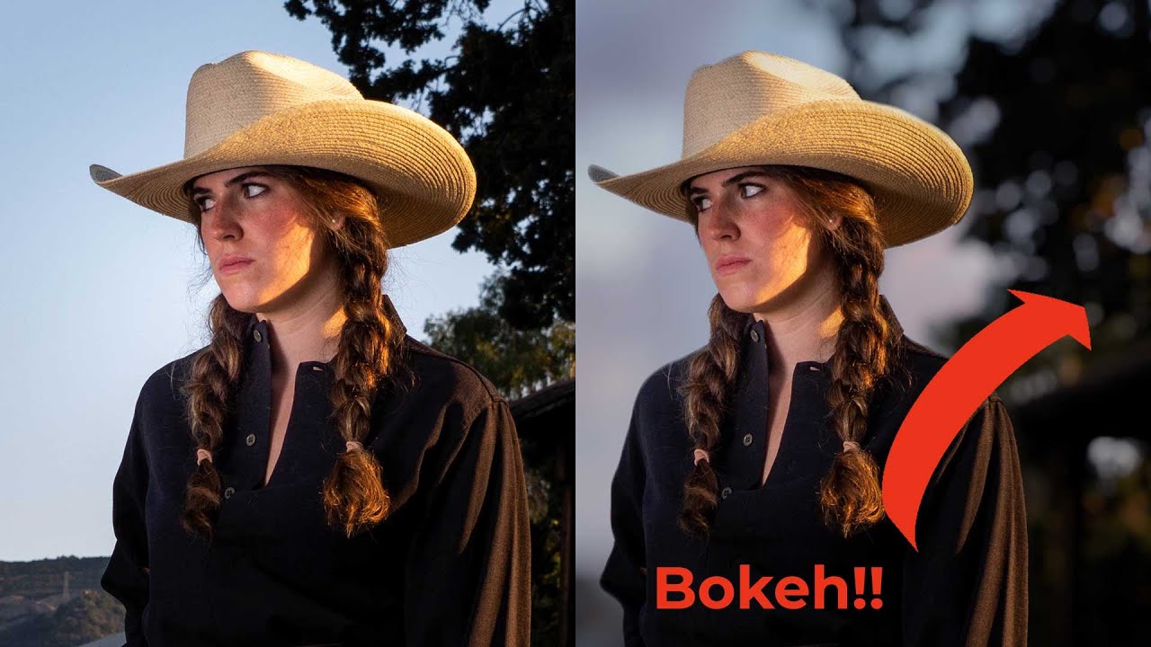 Fake expensive lens with the NEW BOKEH filter in Luminar AI