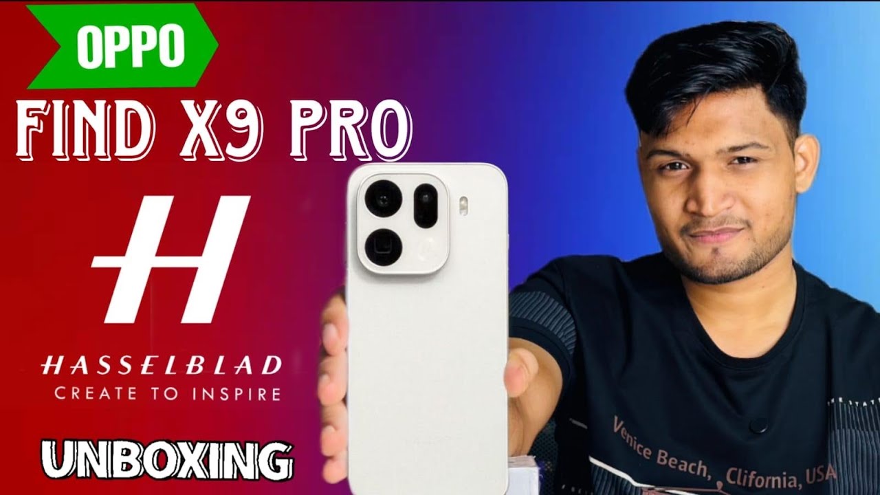 OPPO Find X9 Pro Flagship Killer Unboxing & First impression, 200MP 🔭+ ColorOS 16💫