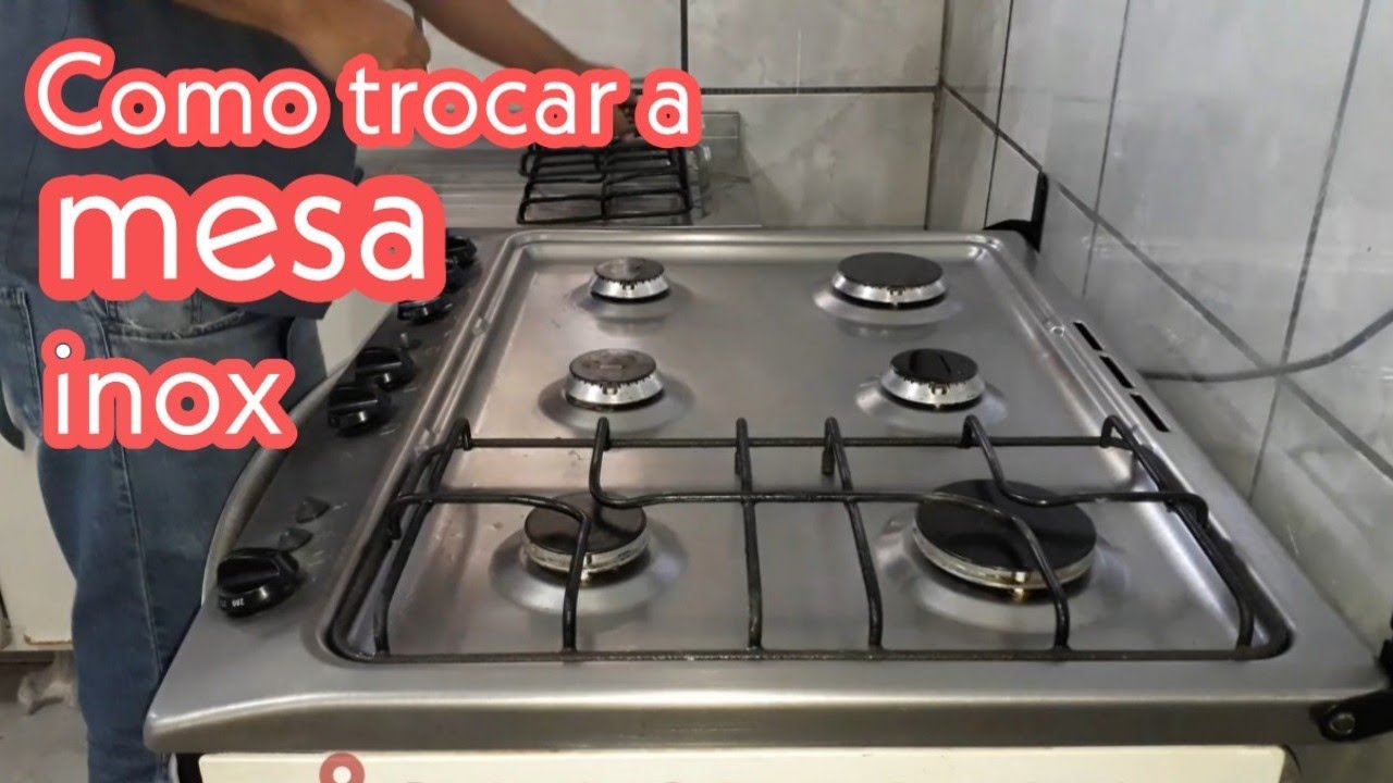 Como retirar a mesa inox, fogão Electrolux 76 SM