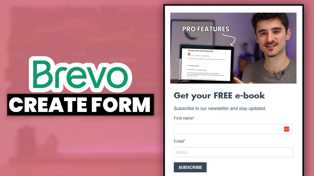 Create a Brevo Form & Embed It on website (Brevo Tutorial 1/3)