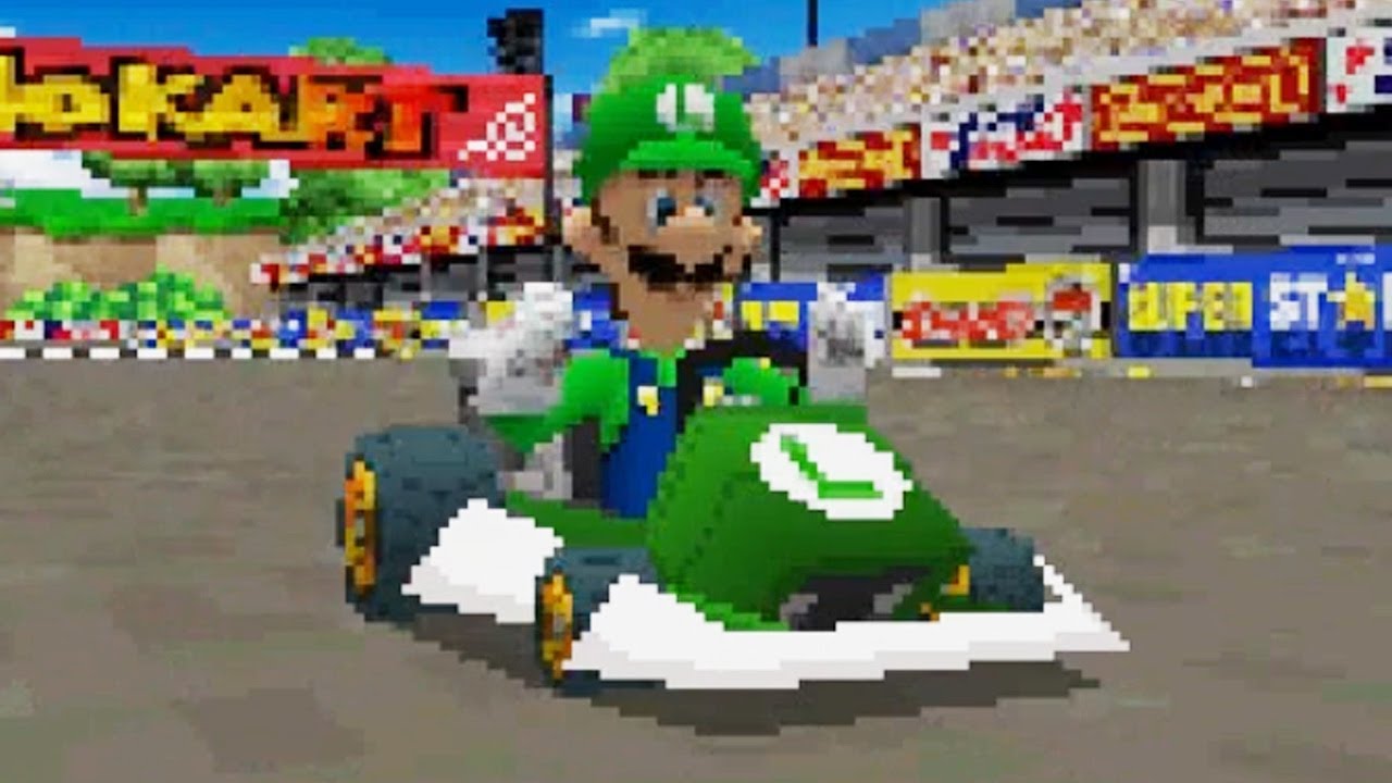 Mario Kart DS - 50cc Star Cup Grand Prix (Luigi Gameplay)