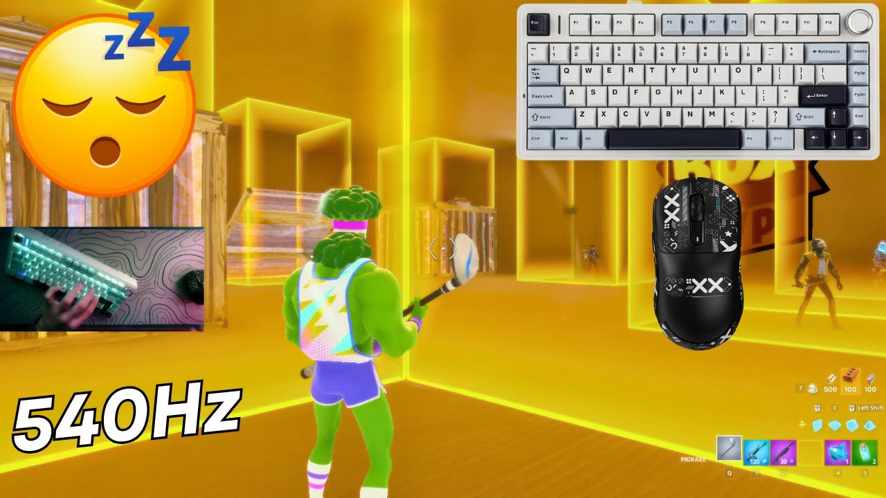 *NEW* BROCK SKIN I AULA F75 ASMR😴Box Fight Gameplay📦540 FPS 4K CHILL🏆