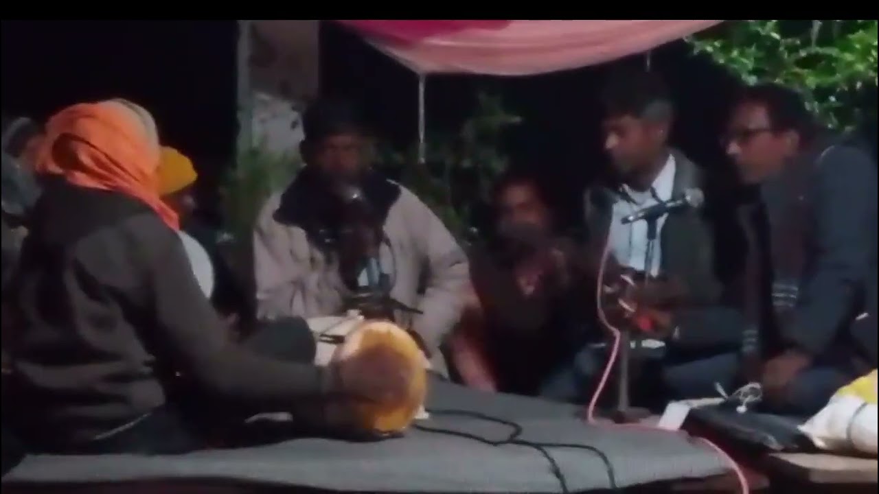 भजन कीर्तन सत्ती माई मंदिर कमई, तिलोई, अमेठी, उत्तर प्रदेश।
