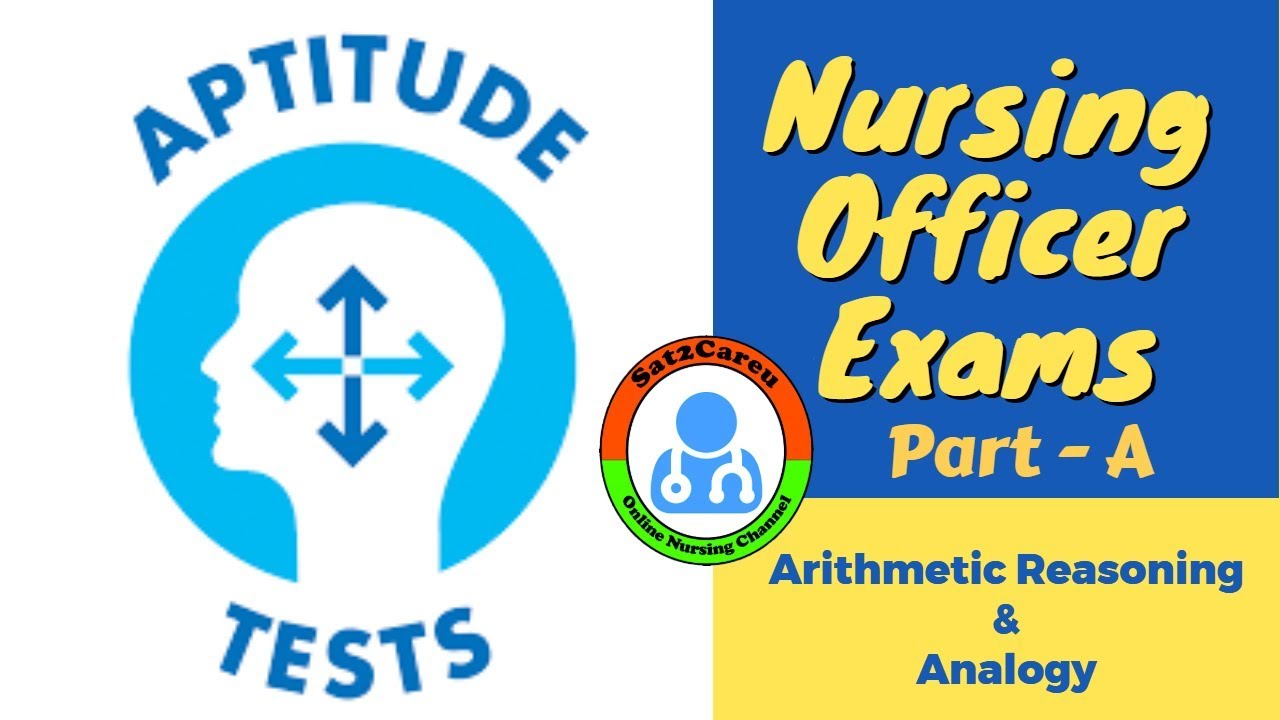 Aptitude Test for Nursing Officer Exams - Part A