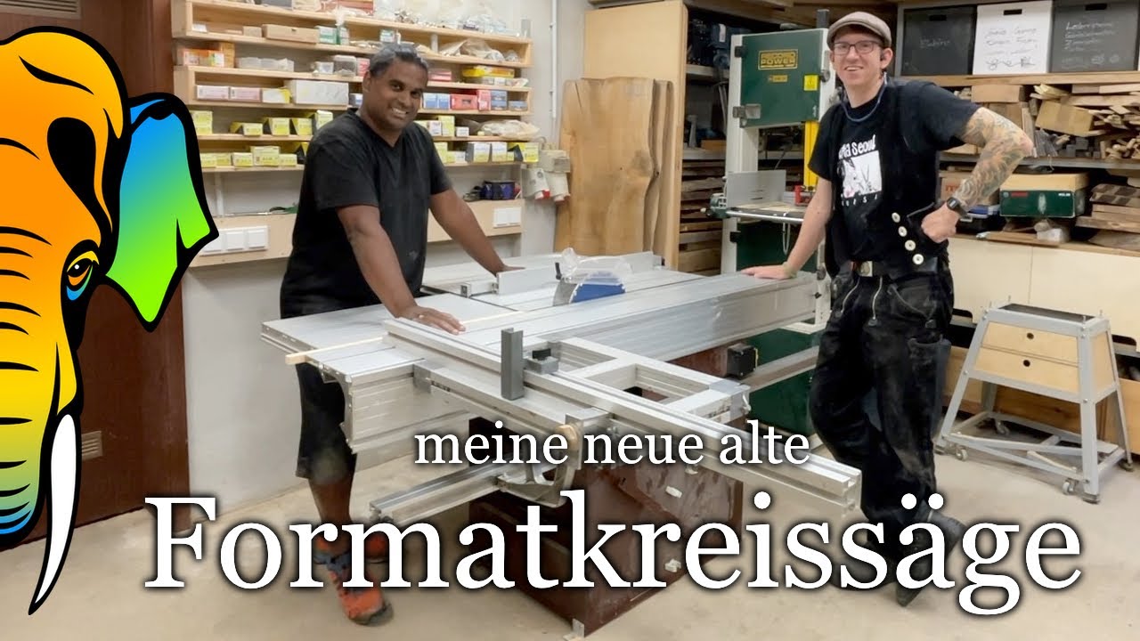 meine neue alte Formatkreissäge | Metabo Tk U 1693 D | Umzug, Aufbau, Feinjustierung