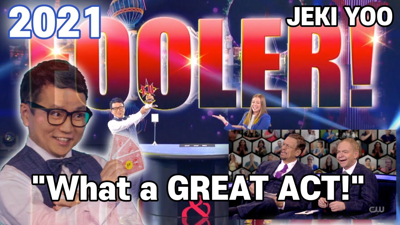 Penn and Teller Fooled by a STICKER | JEKI YOO | NEW Season 7 Ep.18