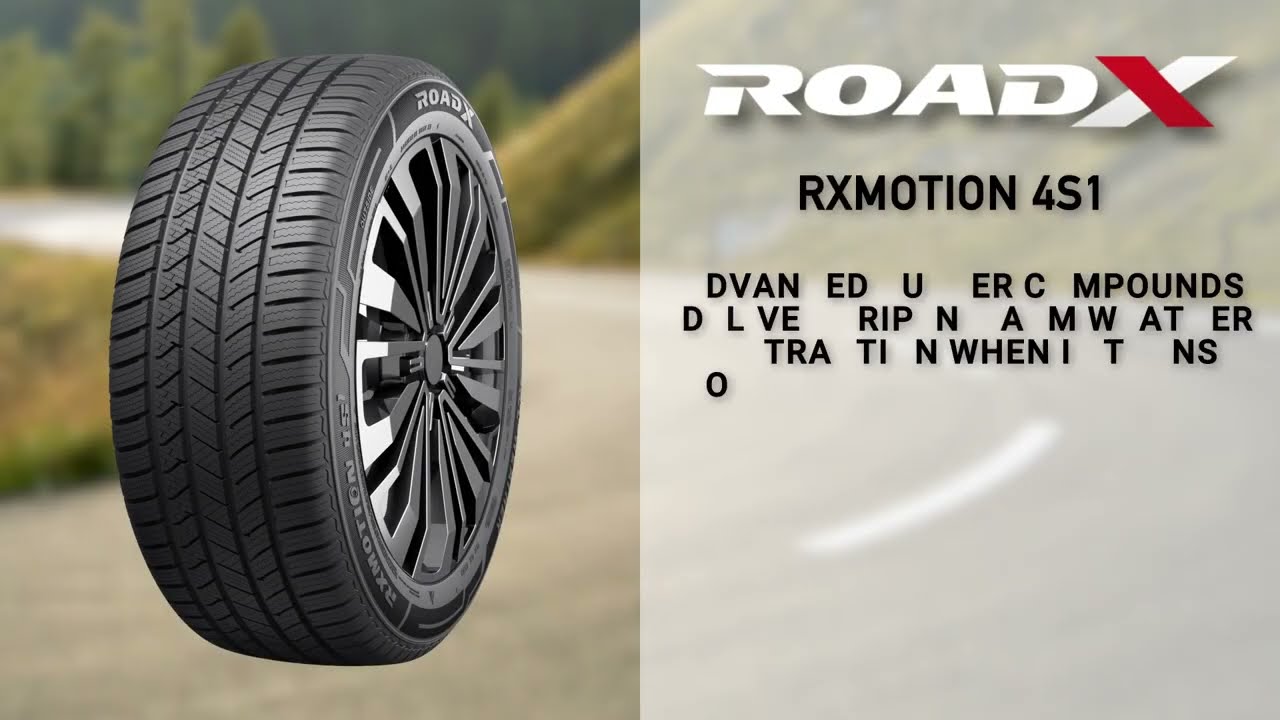 RoadX RXMOTION 4S1 CAN | Quiet, Comfortable All-Season Tire with 3PMSF Rating
