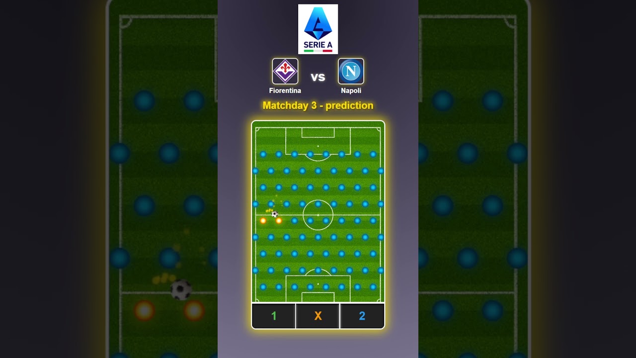 Serie A - Matchday 3 - Fiorentina vs Napoli (prediction) #football #games #gaming