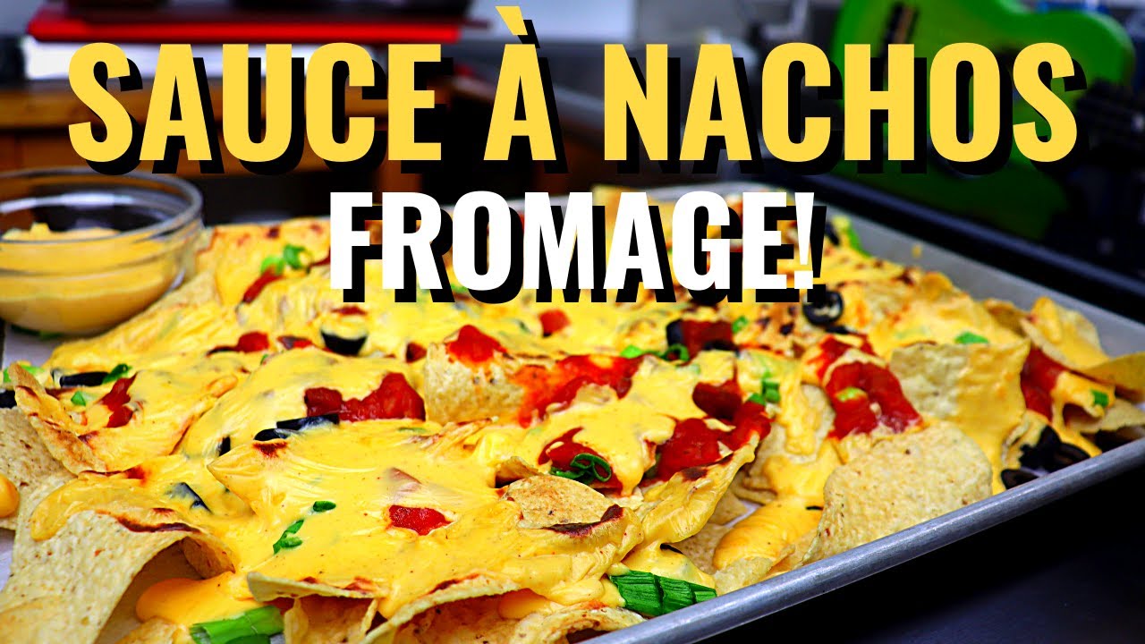 Sauce &agrave; NACHOS au fromage Cheddar maison! (Mon four est propre!)