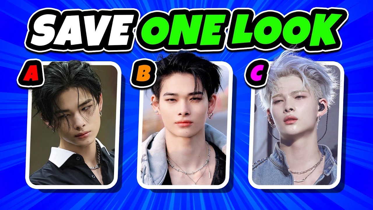 SAVE ONE LOOK - Popular Kpop Idol 🍕 | KPOP QUIZ BTBV 2025