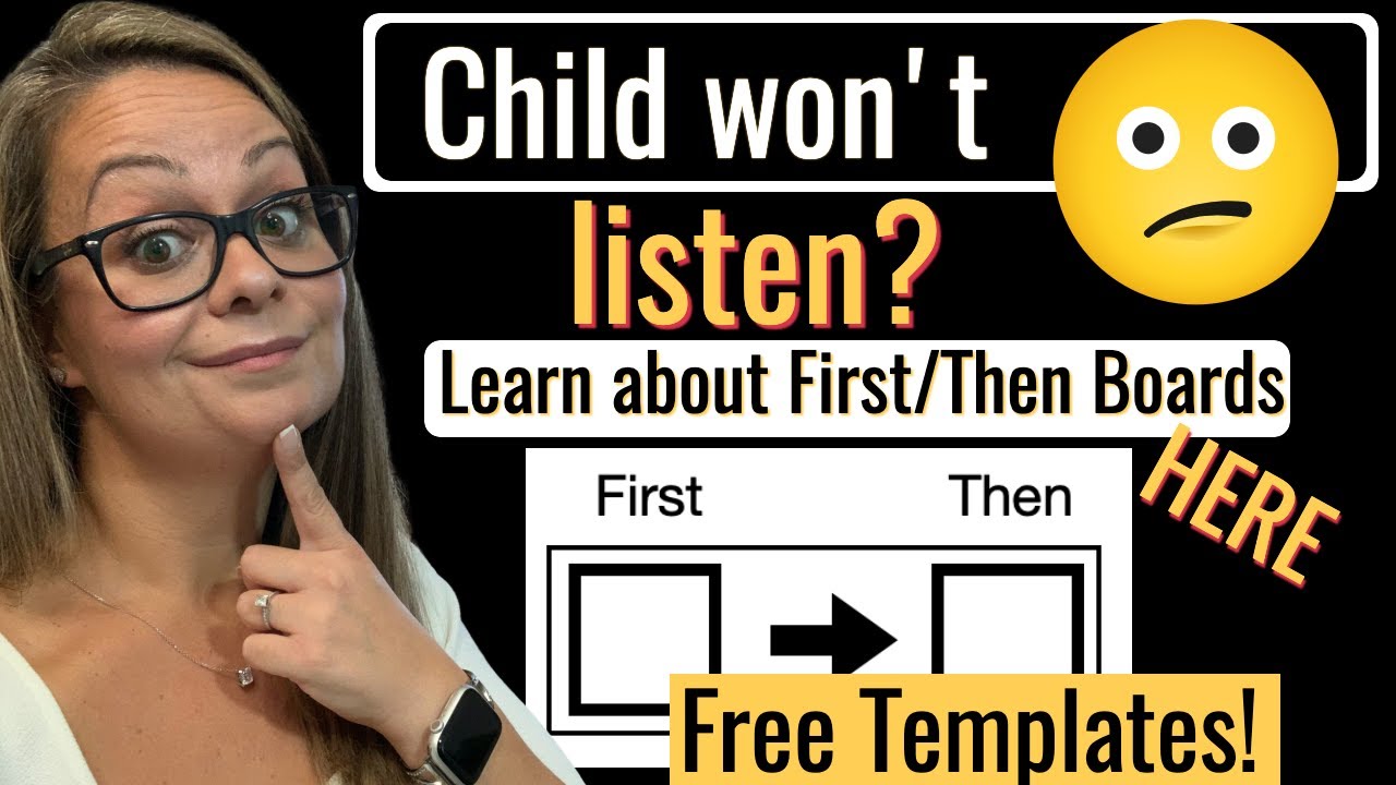 How to make your own First Then Board in 4 easy steps for visual support for children with autism