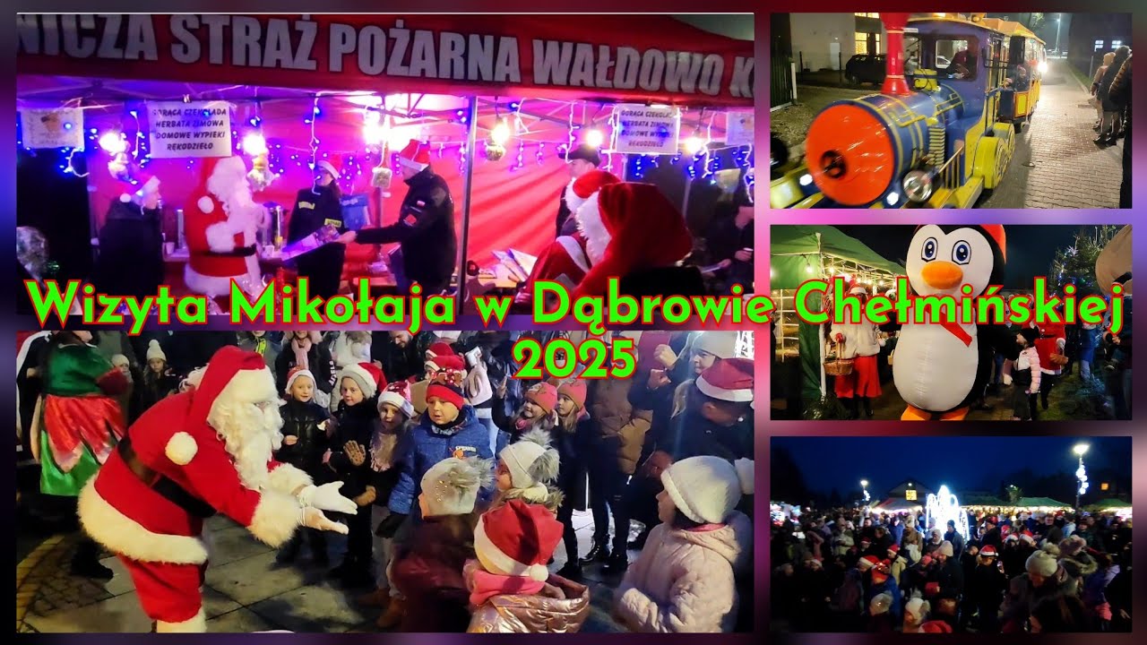 Wizyta Mikołaja w Dąbrowie Chełmińskiej 2025