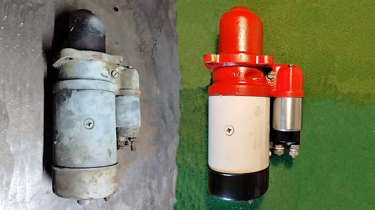 Efektowana regeneracja rozrusznika Ursusa R11A 12V 3kW Elmot