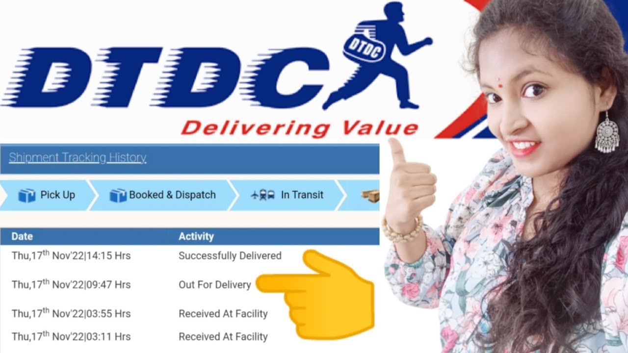 Out for delivery meaning in DTDC tracking