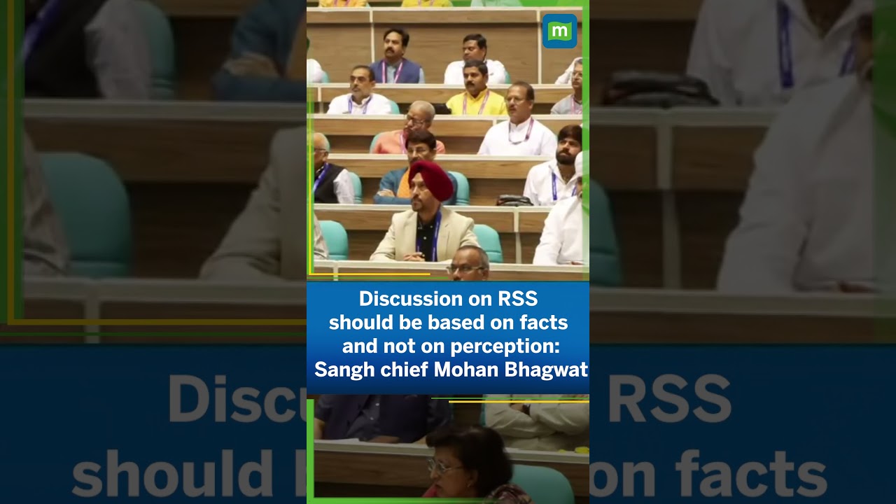 RSS debate must rely on facts, not perceptions: Mohan Bhagwat at Delhi lecture on Sangh&rsquo;s centenary.