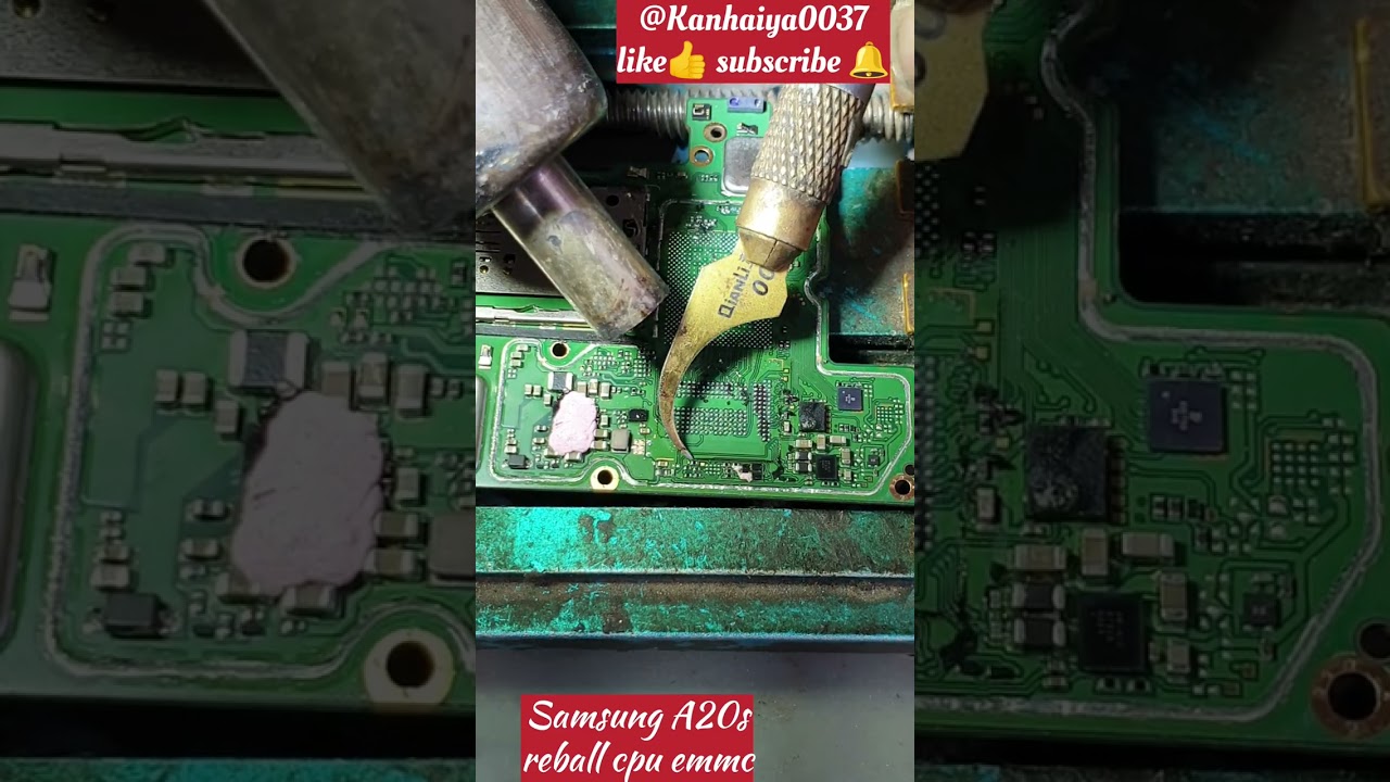 Samsung A20s🤩 CPU &EMMC REBALL DEAD SOLUTION 🔥👍🔔