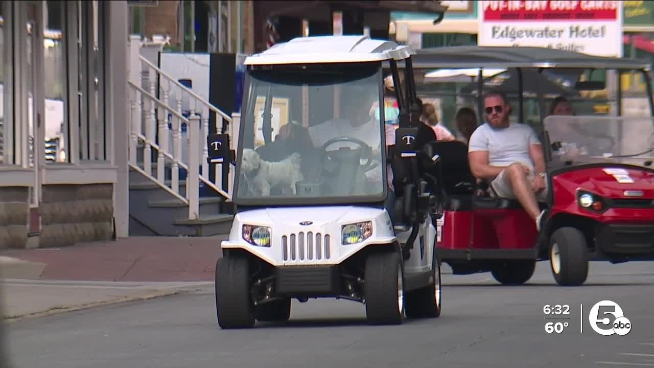 Put-in-Bay implements new measures to tackle golf cart congestion