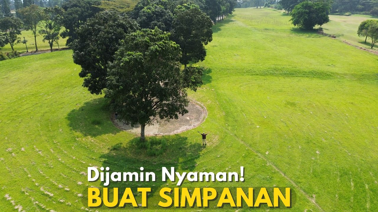 Tanah yang Indah Buat Bangun Rumah di Rancamaya Golf Estate