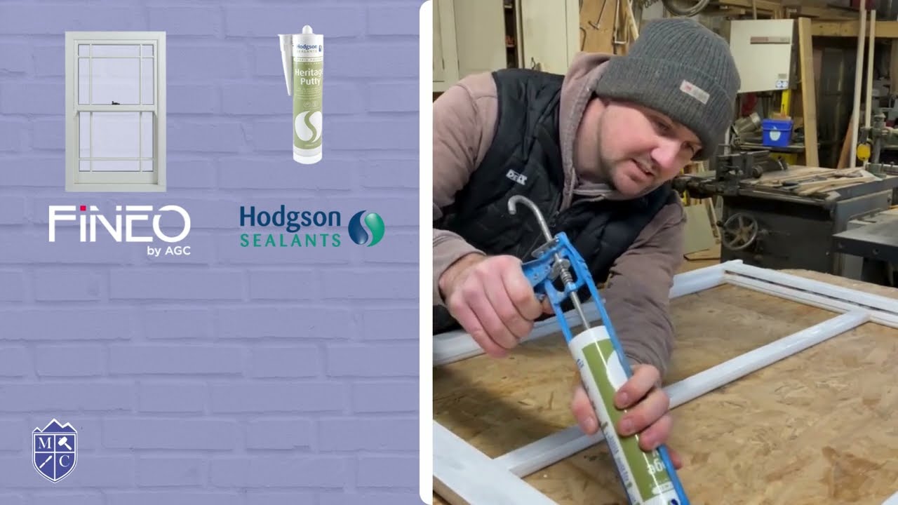 How to use Heritage Putty Part 1 (Puttying Fineo glass)