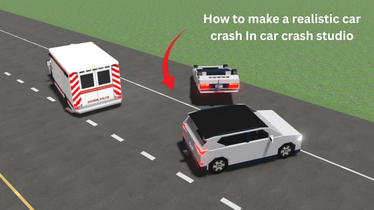 How to make realistic car crashes in car crash studio | Roblox tutorials