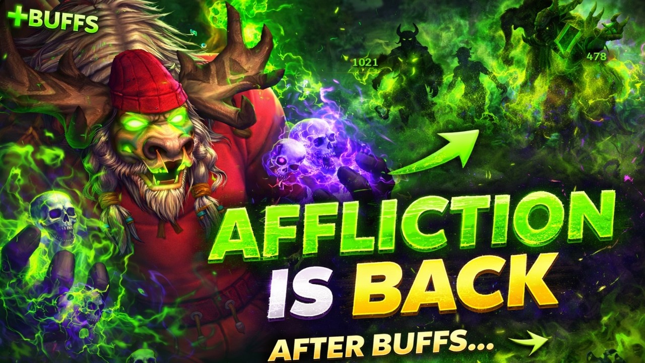 AFFLICTION WARLOCK IS SO BACK AFTER BUFFS!
