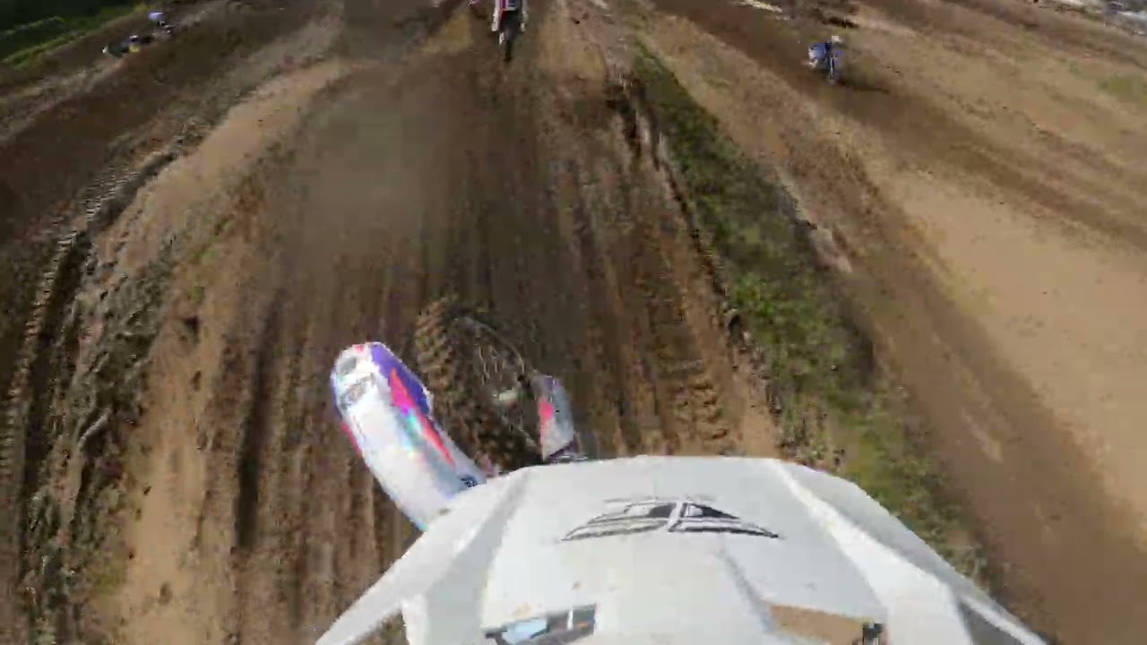 I blew my bike up mid race