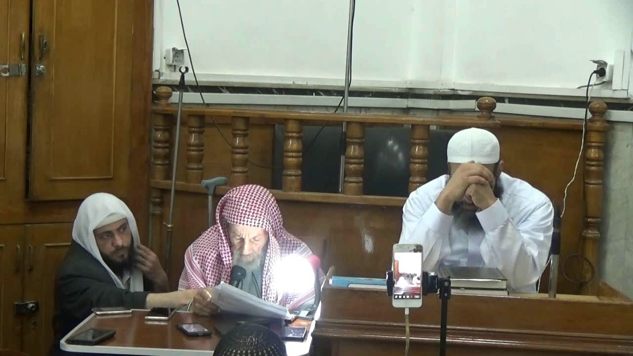 كلمة فضيلة الوالد العلامة/ حسن عبدالوهاب البنا في ختام شرح العقيدة الطحاوية للشيخ/ عادل السيد