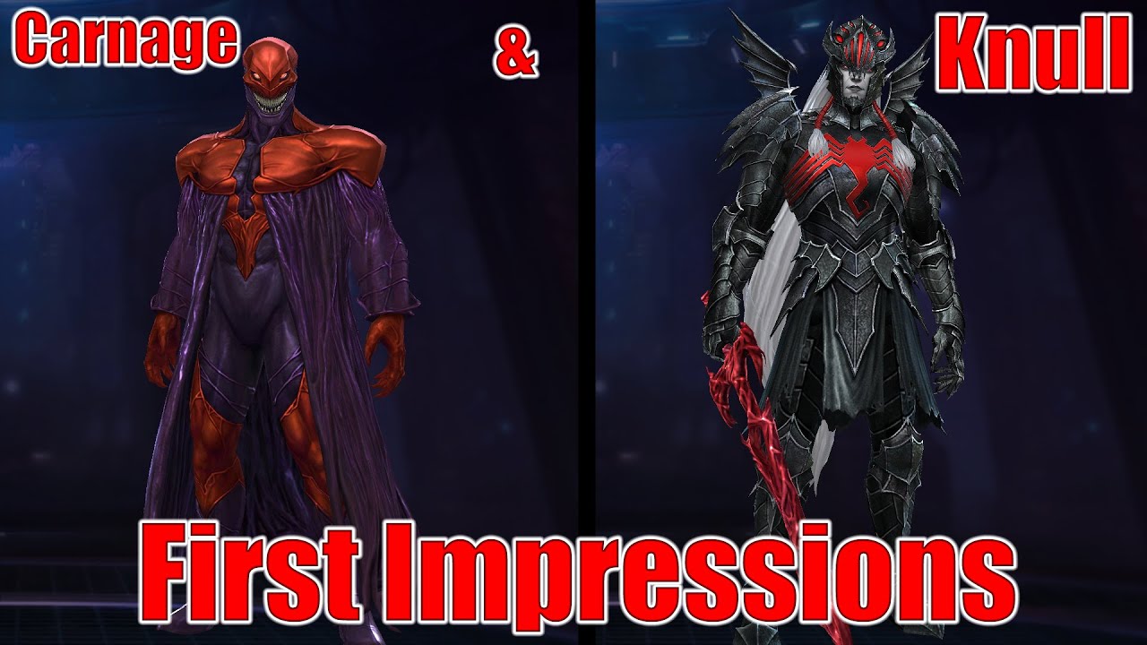 Carnage & Knull Uniform First Impressions! (Marvel Future Fight)