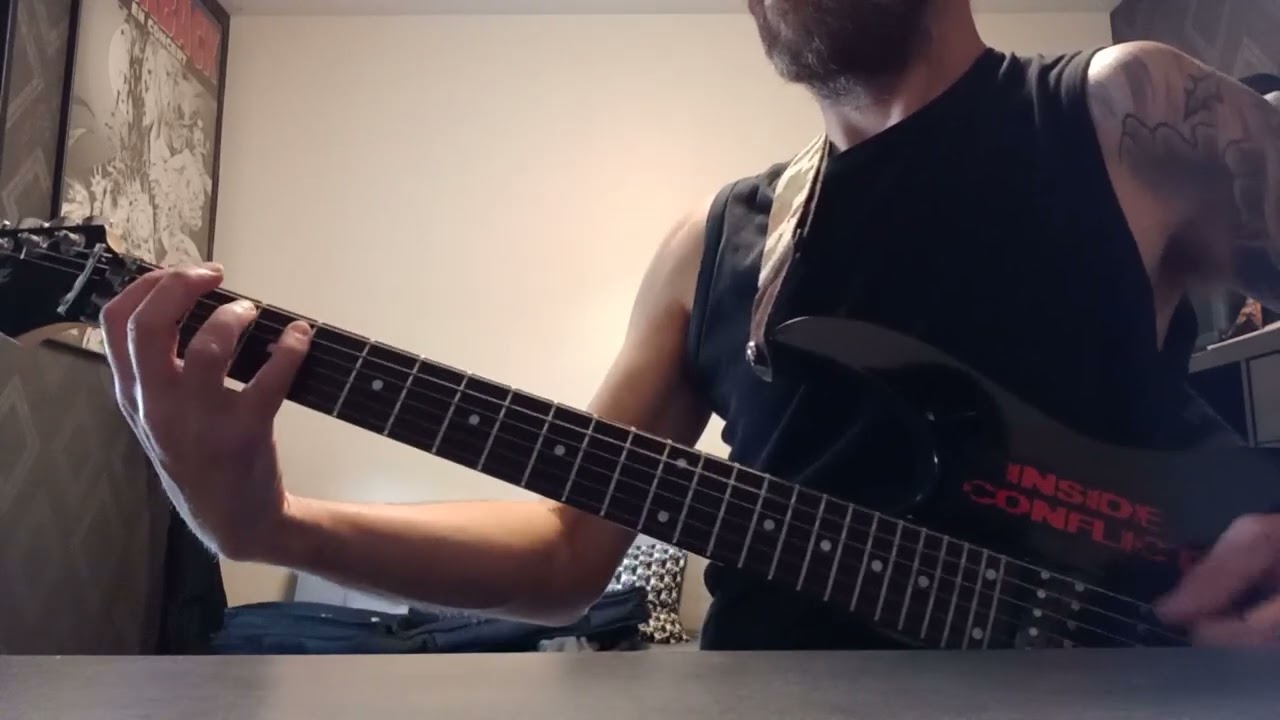 REPRISAL (IT) - 01 - War For Refoundation (Boundless Human Stupidity 2000) Guitar Cover