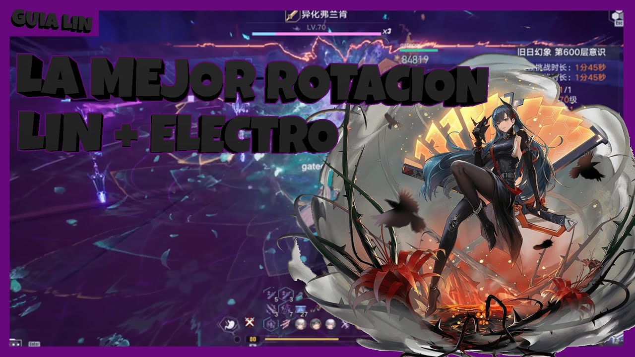 ✅COMO JUGAR LIN CON EQUIPO ELECTRO | LA MEJOR ROTACION PARA SACAR DPS | Tower of Fantasy en Español
