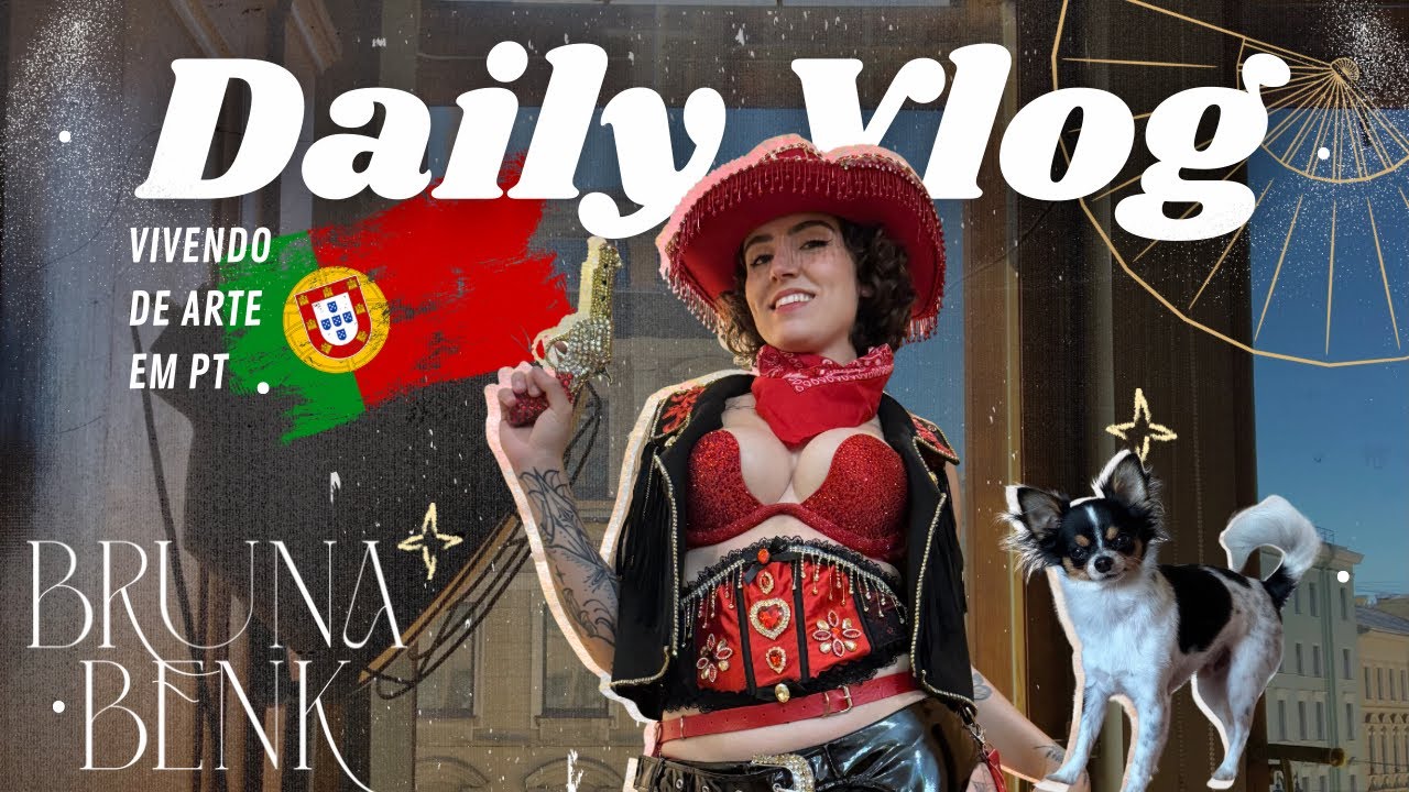 VLOG MINHA ROTINA ANTES DO SHOW | EM PORTO PORTUGAL 🇵🇹 - Bruna Benk 🪭