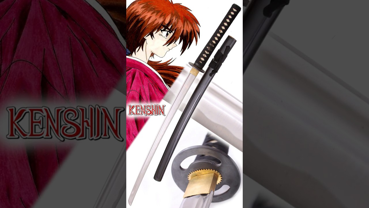 Kenshin Katana Lame Invers&eacute;e Bushido Maru 1045 Kenshin Sword - #kenshin #kenshinhimura #repliksword