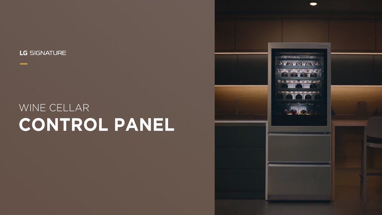 Control Panel - LG SIGNATURE Wine Cellar