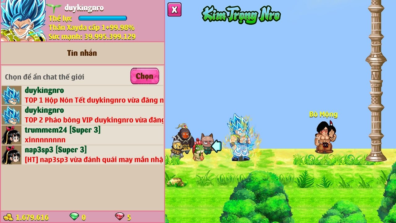 Ngọc Rồng Online - Úp Lên 39ty9 Và Màn Bắn Pháo Hoa Ăn Mừng 600 Sub Duykingnro Tập 12