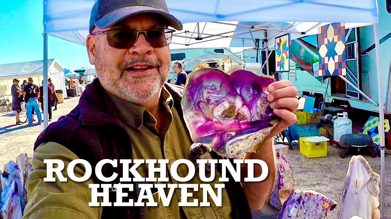 Rockhound Heaven At The 2025 Quartzite Gem And Mineral Show!