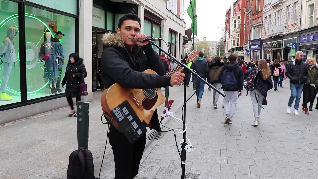 Jacob Koopman Shows us how he does it on Grafton Street Cover uncut of Fast Cars