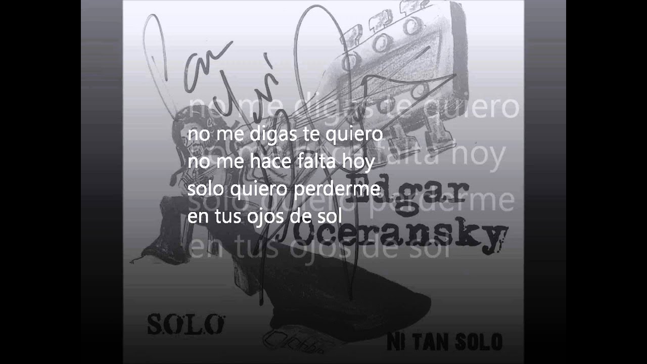 Un beso grande - Edgar Oceransky