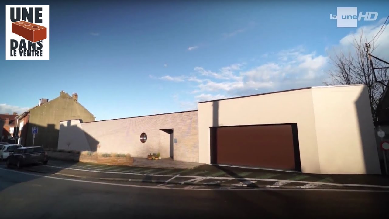 Une brique dans le ventre, Maison contemporaine à Ittres en bois massif KLH 14-03-2015