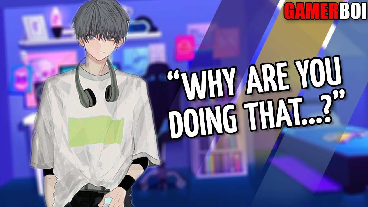 Distracting Your Jealous Gamer Boyfriend - Anime Boy ASMR Roleplay