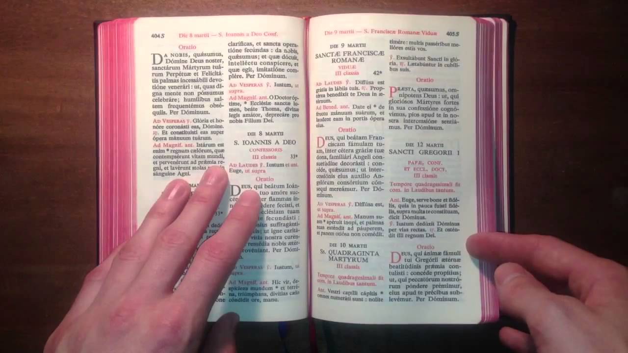 How to Pray the Divine Office: Vespers for 3rd Class Feasts
