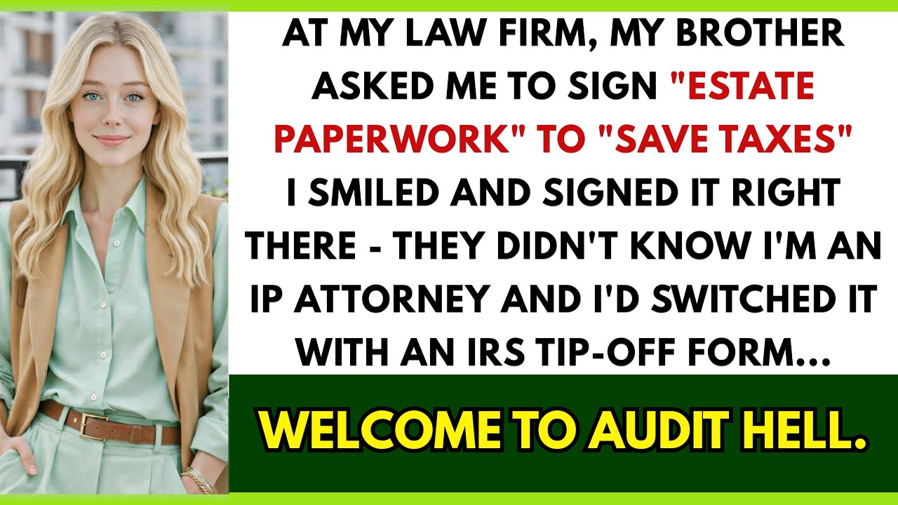 At My Law Office, My Brother Tricked Me Into Signing Documents To Steal My $500K Bonus Right In F...