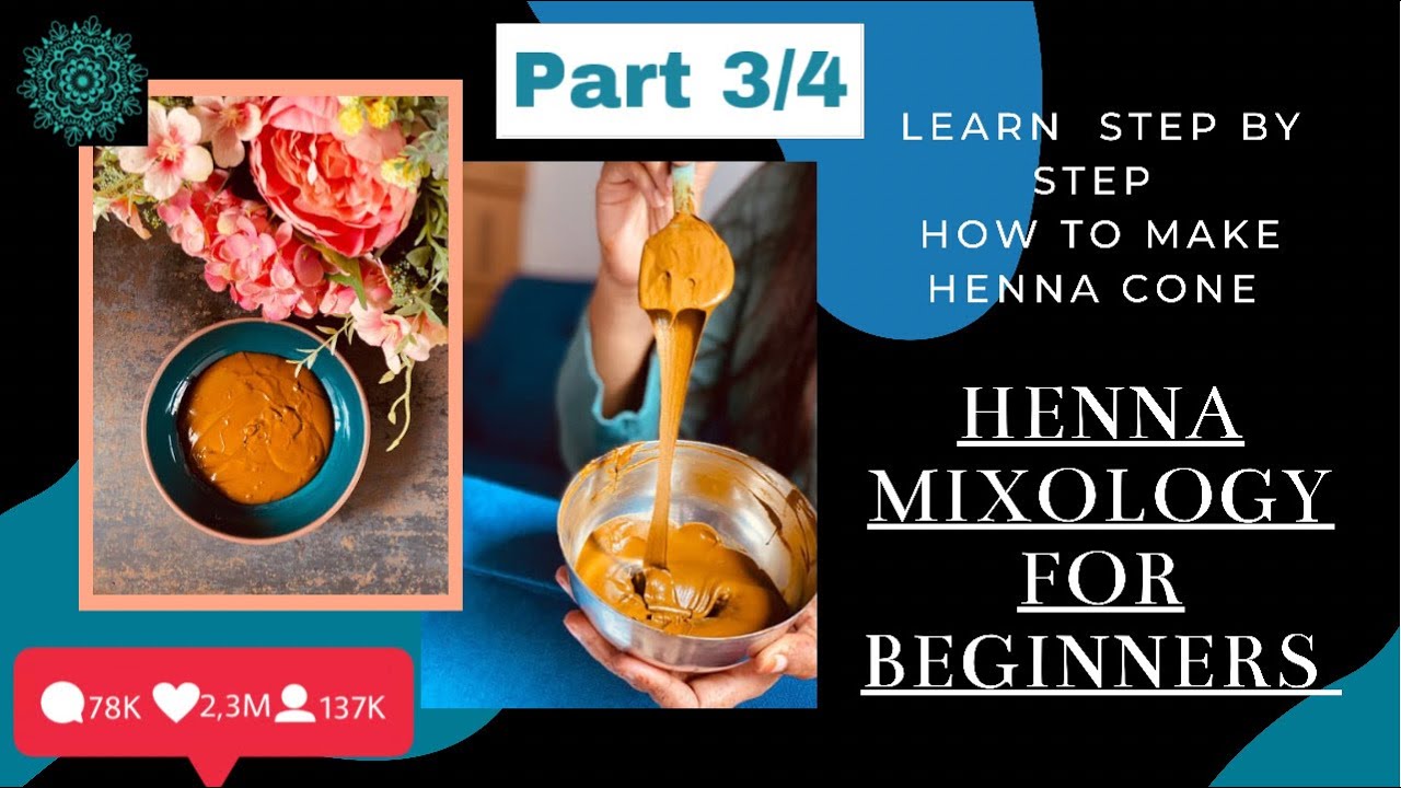 Henna tutorial:How to make practice cone in the correct method.