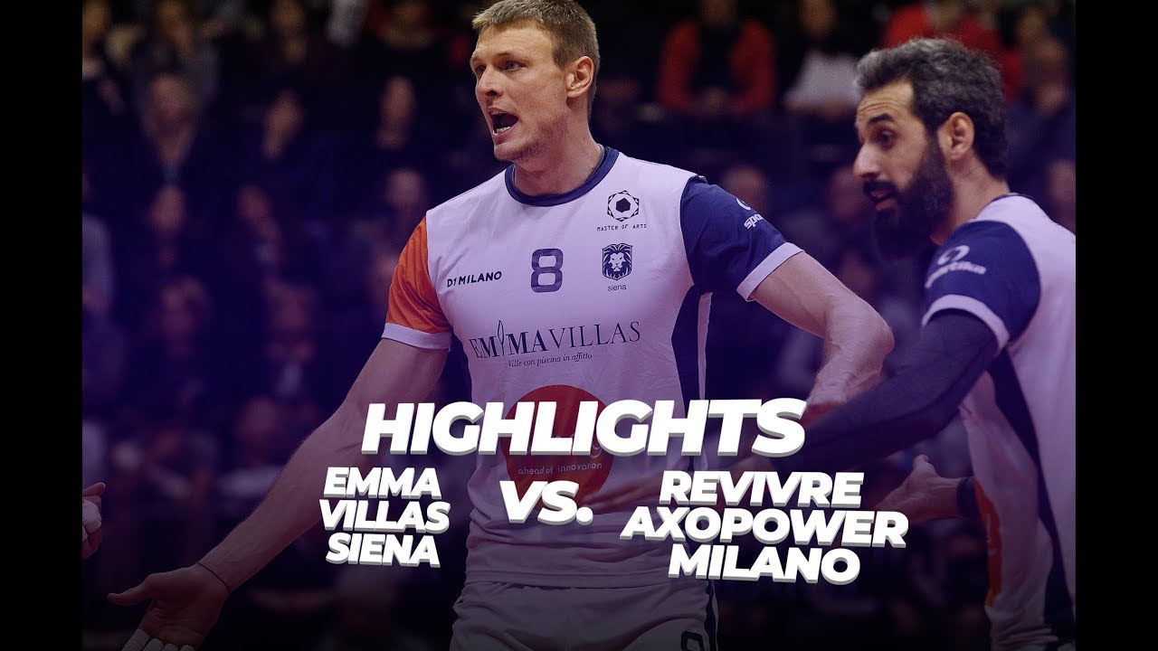 HIGHLIGHTS - Emma Villas Siena VS Revivre Axopower Milano - 8 round 1st half