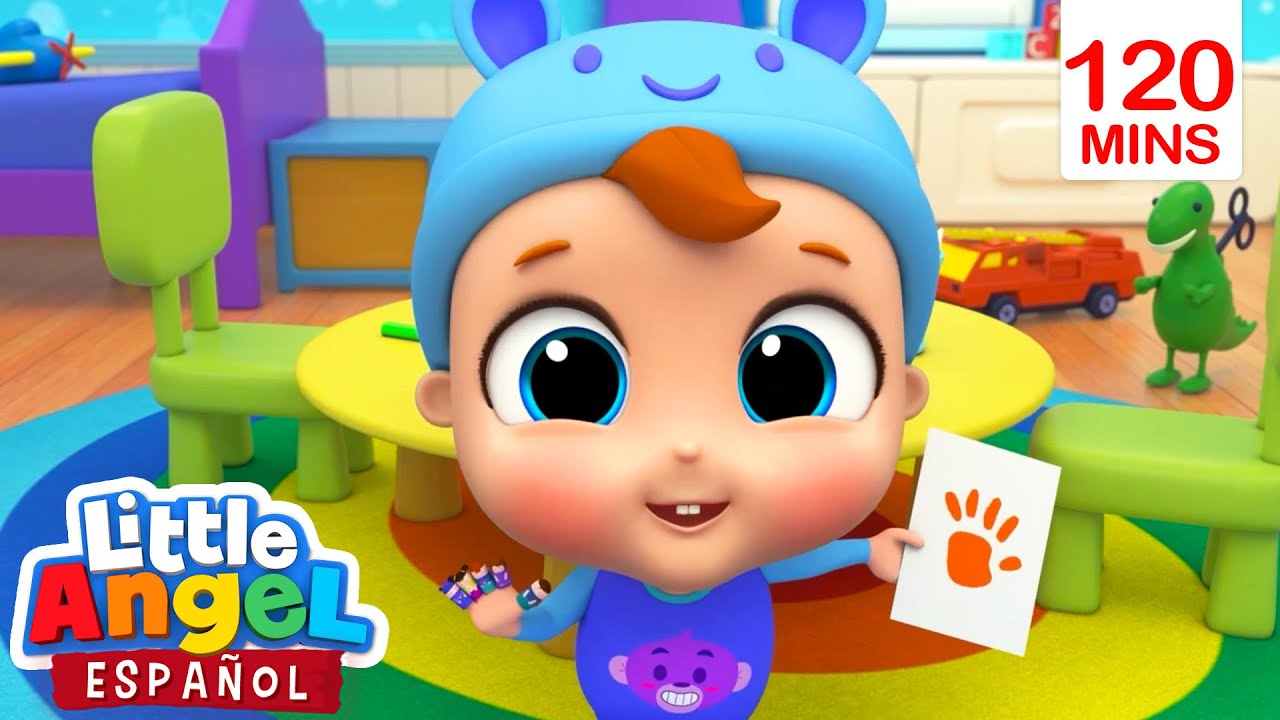 Bebé Juan aprende los colores | Canciones Infantiles con Bebé Juan🎵| Little Angel Español