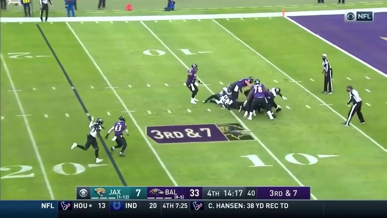 340 Pound Lineman Picks up fumble and runs 22 yards with a surprise TRUCK!