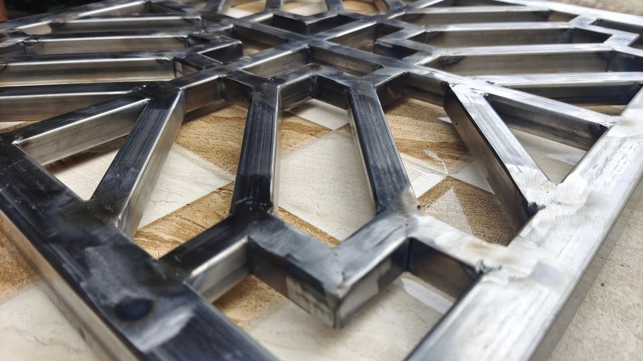 Latest Modern Grill design/Iron Grill design for wooden windows/ making A grill & railing design