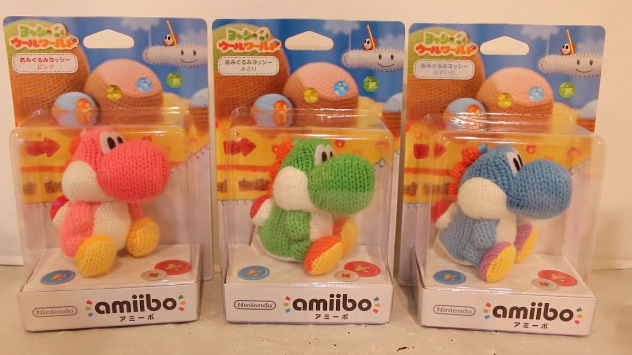 Yarn Yoshi Amiibo Unboxing/Review